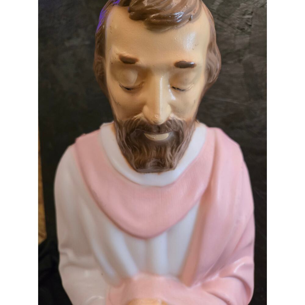 Vintage Empire Blow Mold Joseph Outdoor Christmas Lighted Navtivity